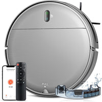 Robot Vacuum and Mop Combo, 2 in 1 Robotic Vacuum Cleaner with Schedule, App/Alexa/Voice Control, Slim 2.87", Self-Charging, Strong Suction & Long Runtime, Ideal for Hard Floor, Pet Hair, Carpet
