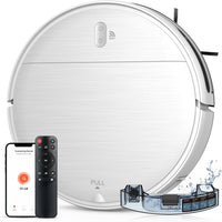 Robot Vacuum and Mop Combo Designed for Hands-Free Cleaning, App Control, 2.87" Slim Profile, Pet Hair Suction