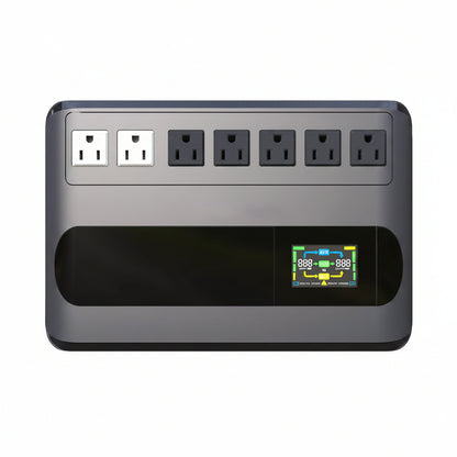 1000VA 500W Offline UPS LCD Battery Backup and Surge Protector for Computer