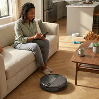 Robot Vacuum and Mop Combo, 2-In-1 Robot Vacuum Cleaner, Perfect for Pet Hair, Hard Floor and Carpet, Anti-Bump, Anti-Fall, App, Voice and Remote Control — Lifestyle